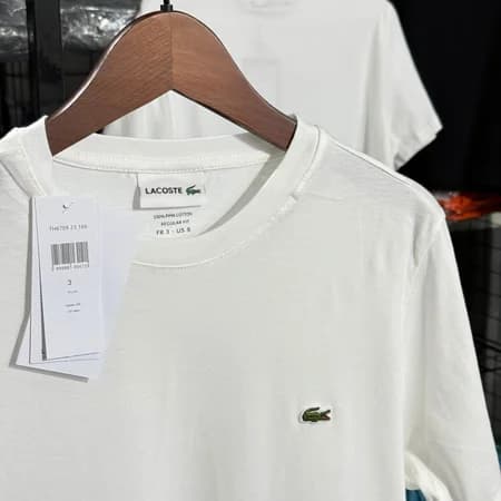 Camiseta Basica Lacoste cor branca
